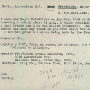 Soldier packet page