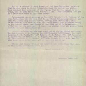Soldier packet page