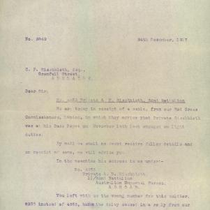 Soldier packet page