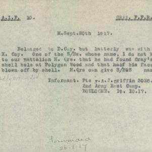 Soldier packet page