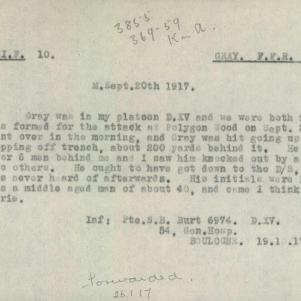 Soldier packet page