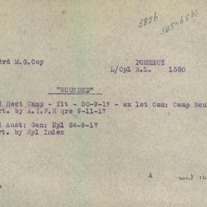 Soldier packet page