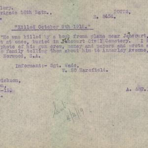 Soldier packet page