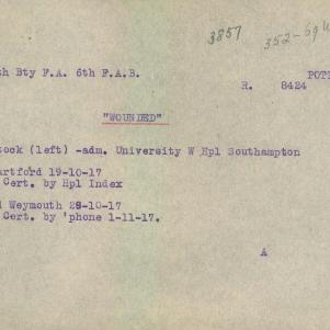 Soldier packet page