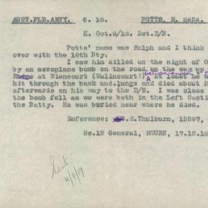 Soldier packet page
