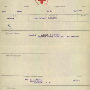 Soldier packet page