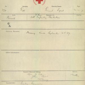 Soldier packet page