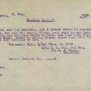 Soldier packet page