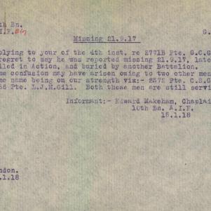 Soldier packet page