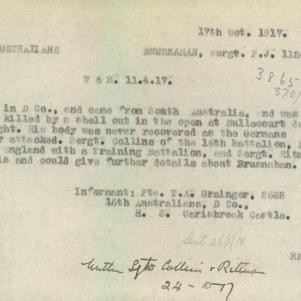 Soldier packet page