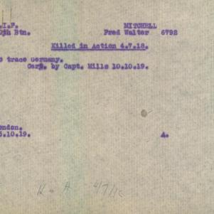 Soldier packet page
