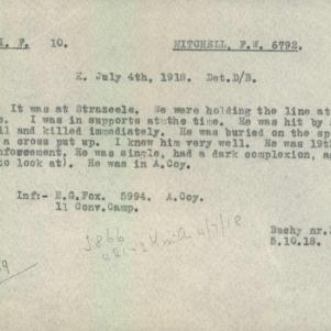 Soldier packet page