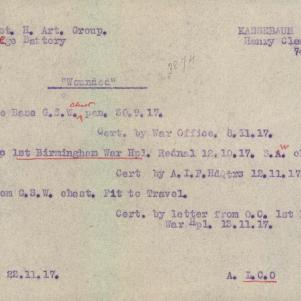 Soldier packet page
