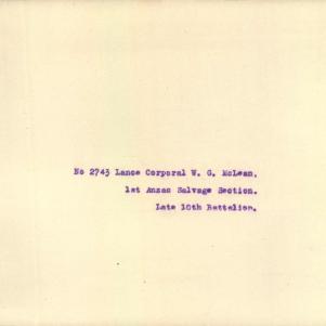 Soldier packet page