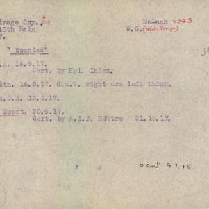 Soldier packet page
