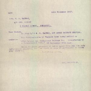 Soldier packet page