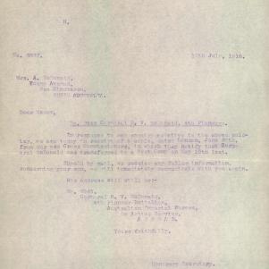Soldier packet page