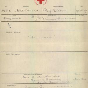 Soldier packet page