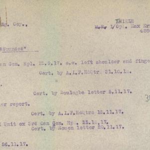 Soldier packet page