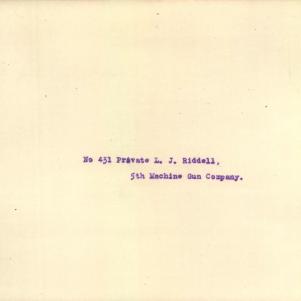 Soldier packet page