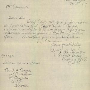 Soldier packet page