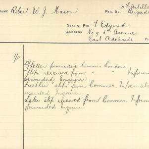Soldier packet page