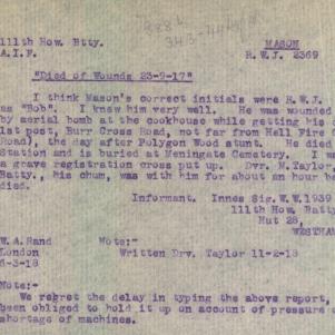 Soldier packet page