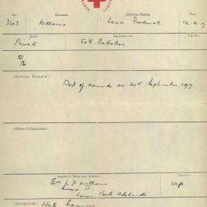 Soldier packet page