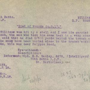 Soldier packet page