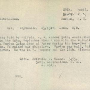 Soldier packet page