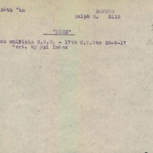 Soldier packet page