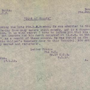 Soldier packet page