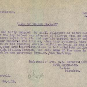 Soldier packet page