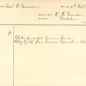 Soldier packet page