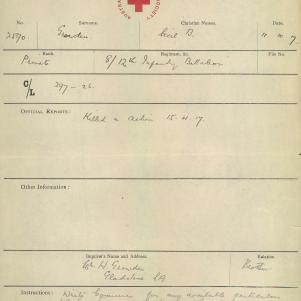 Soldier packet page