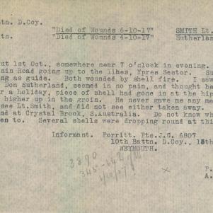 Soldier packet page