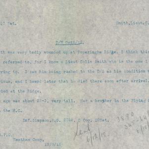 Soldier packet page