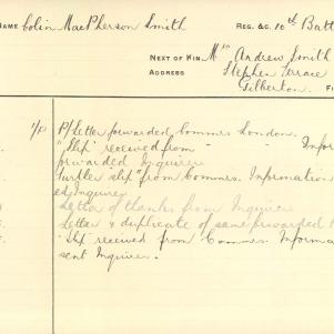 Soldier packet page