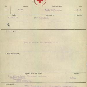 Soldier packet page