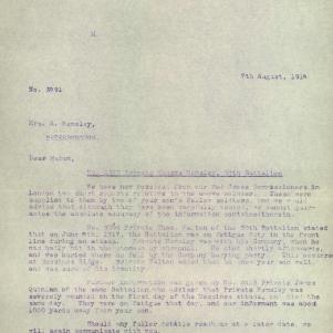 Soldier packet page