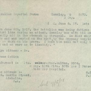 Soldier packet page