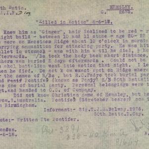 Soldier packet page
