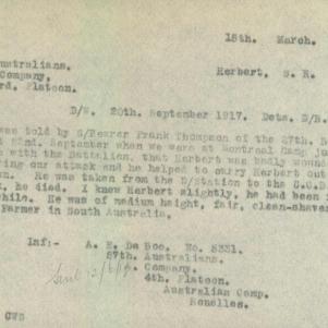 Soldier packet page