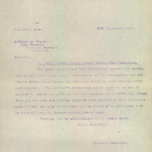 Soldier packet page