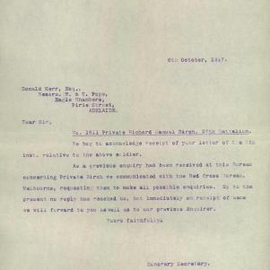 Soldier packet page