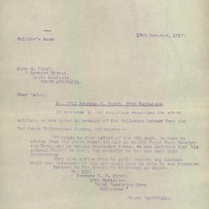 Soldier packet page