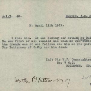 Soldier packet page