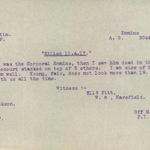 Soldier packet page