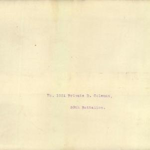 Soldier packet page