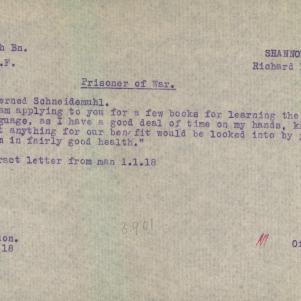 Soldier packet page
